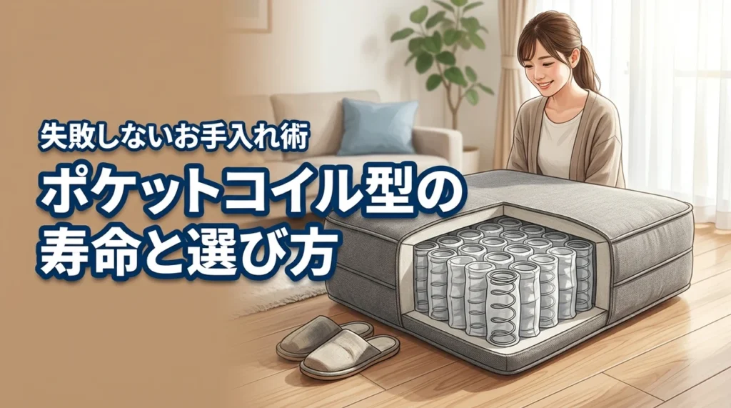 ポケットコイルのトランポリンクッションは寿命が長い？失敗しない選び方とケアの方法