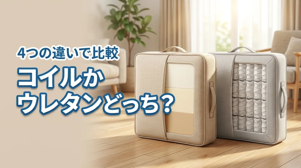クッショントランポリンはポケットコイルとウレタンどっち？4つの違いから比較して選ぶ最適解