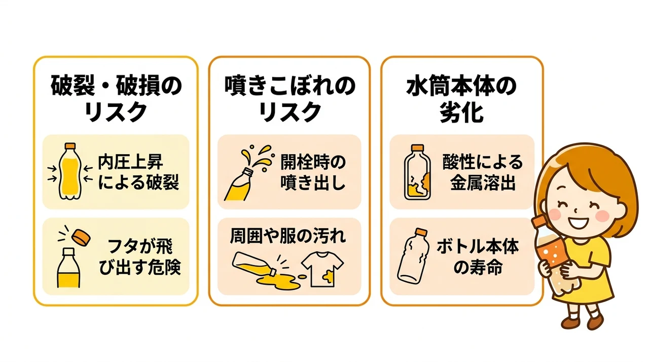 なぜビールを水筒に入れてはいけない？3つの危険性