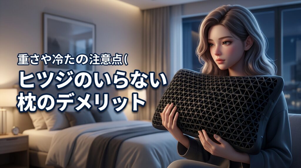 ヒツジのいらない枕のデメリットは？重さや冷たさが気になる人が後悔しないための知識