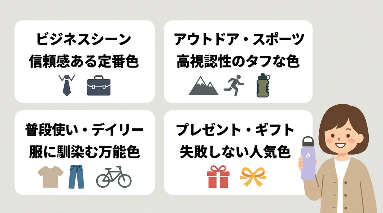 シーン別に見るレボマックスのおすすめカラー